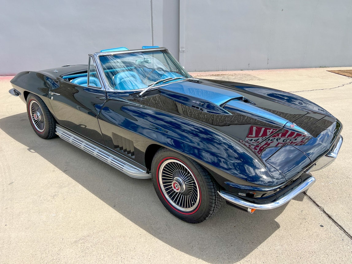 1967 L71 427 435 Black Corvette Convertible 5692