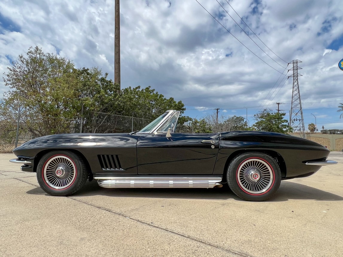 1967 L71 427 435 Black Corvette Convertible 5702