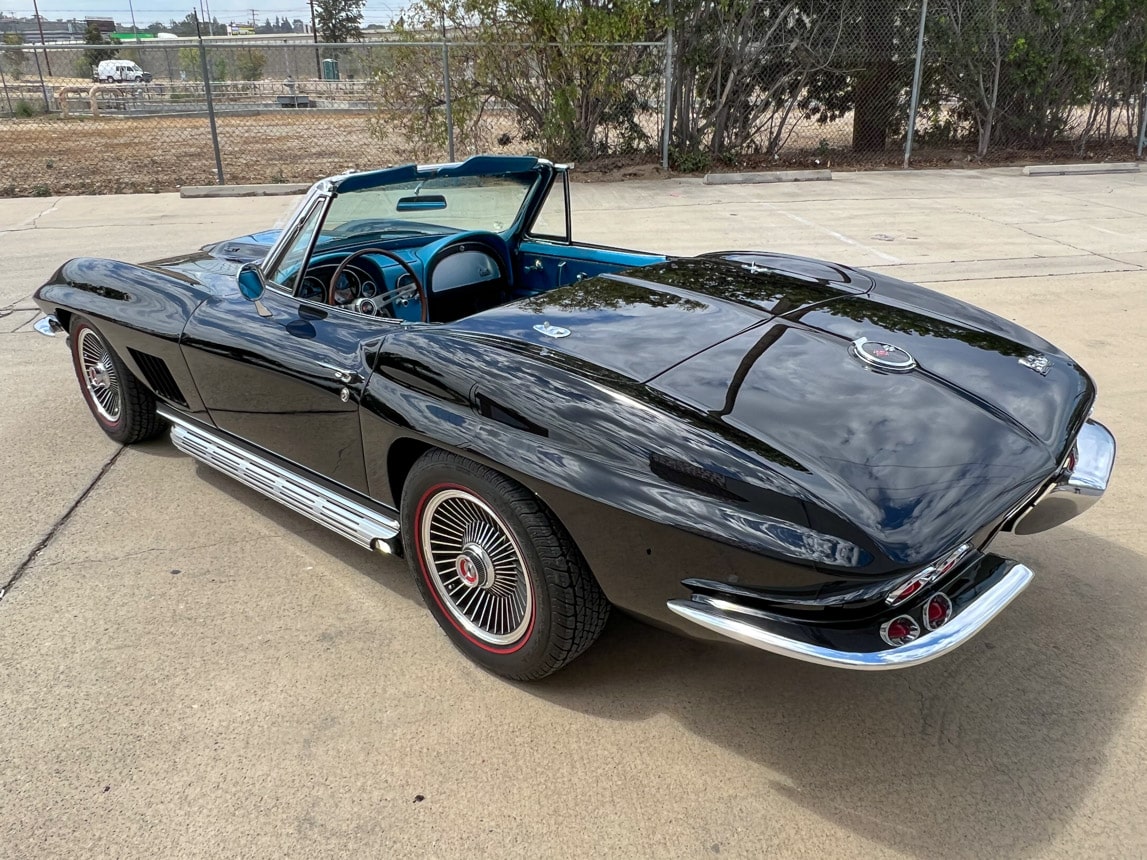 1967 L71 427 435 Black Corvette Convertible 5703