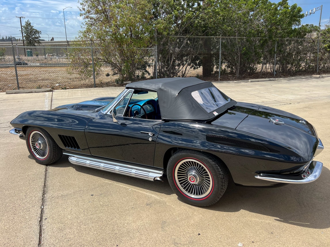 1967 L71 427 435 Black Corvette Convertible 5714