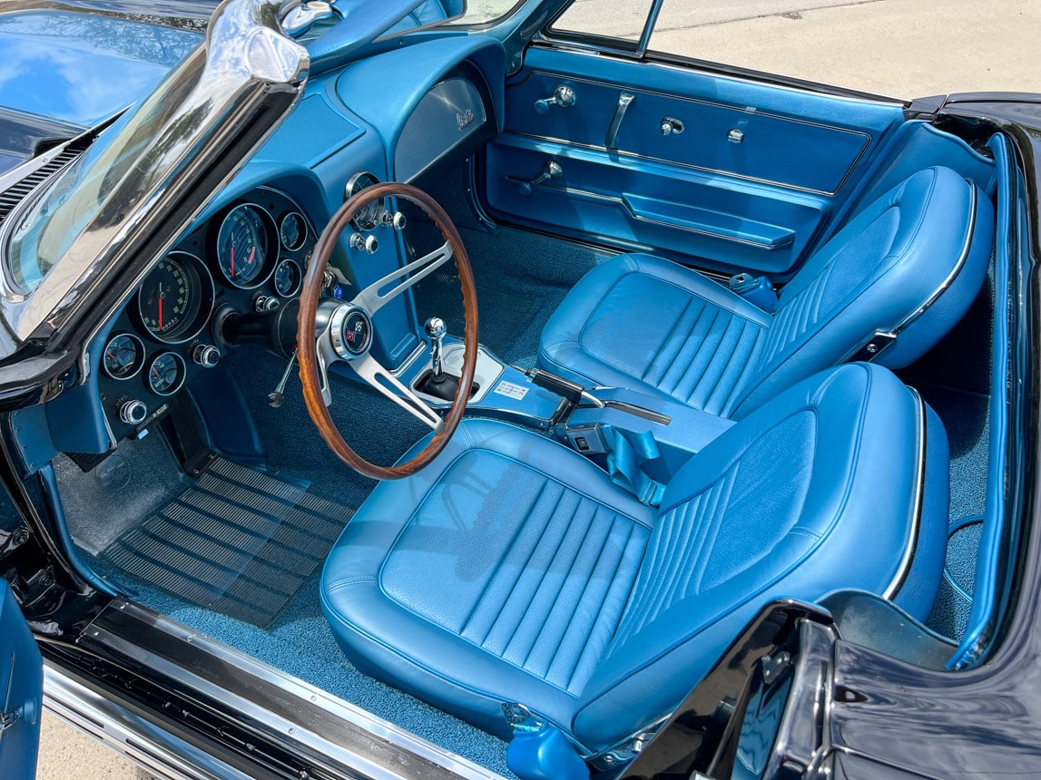 1967 L71 427 435 Black Corvette Convertible 5720
