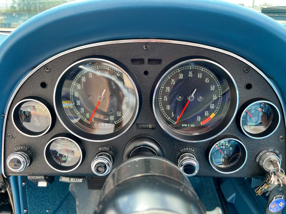 1967 L71 427 435 Black Corvette Convertible 5723