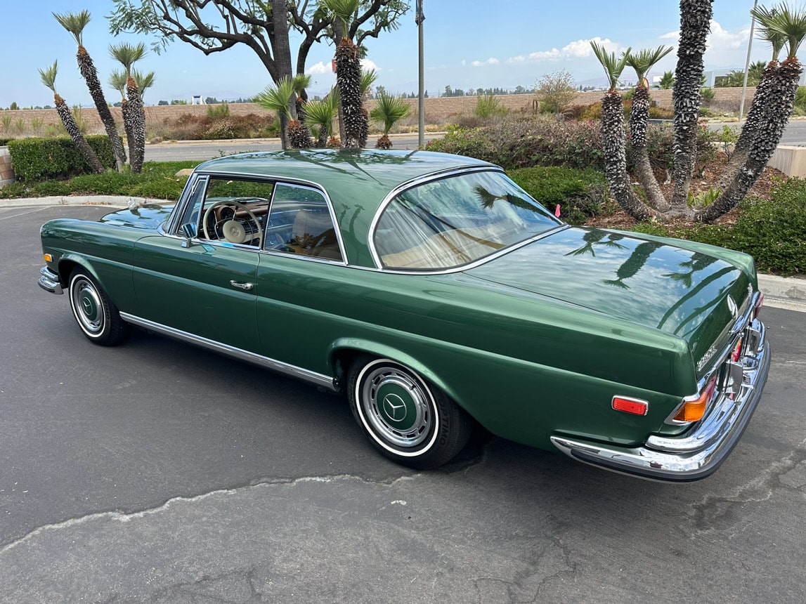 1971 Green Mercedas Benz 280SE 7579