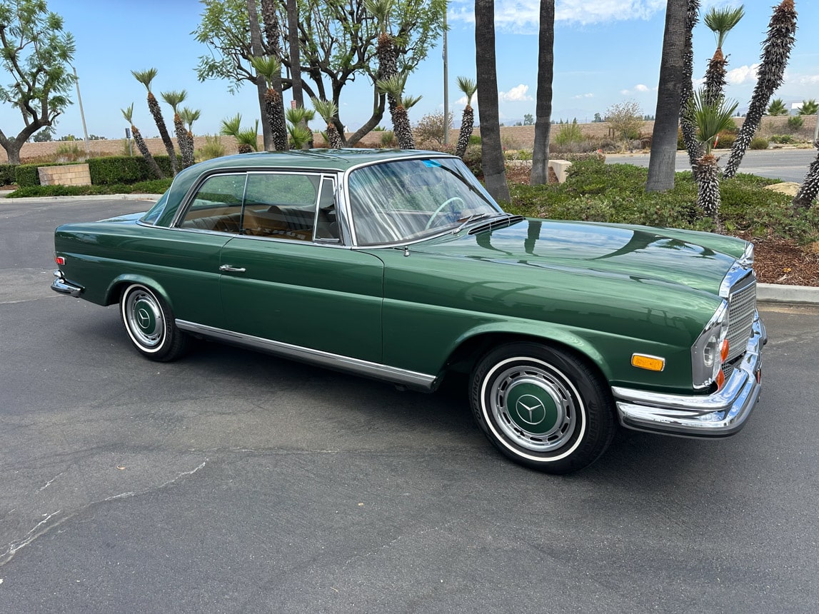 1971 Green Mercedas Benz 280SE 7582