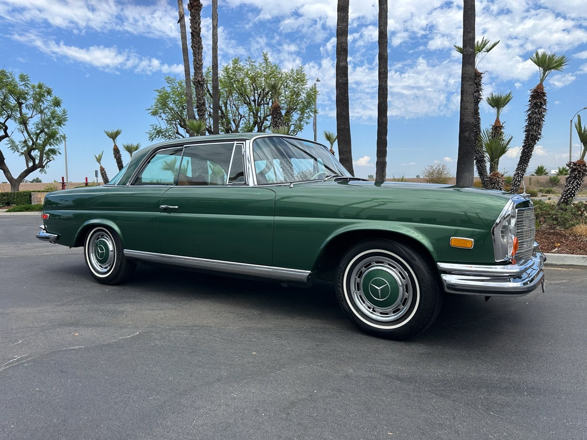 1971 Green Mercedas Benz 280SE 7583