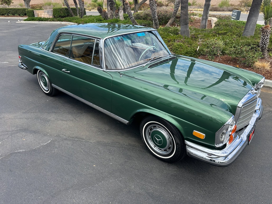 1971 Green Mercedas Benz 280SE 7584