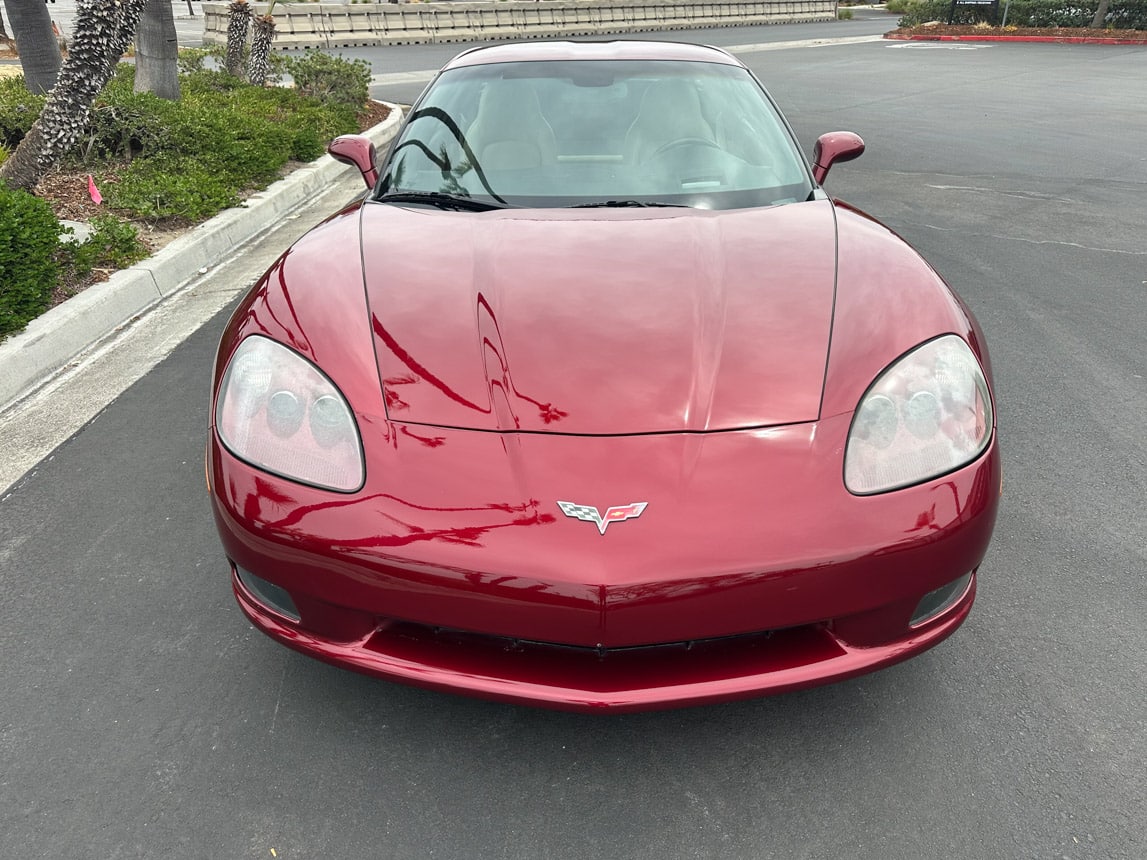 2006 Burgandy Corvette Coupe 7665
