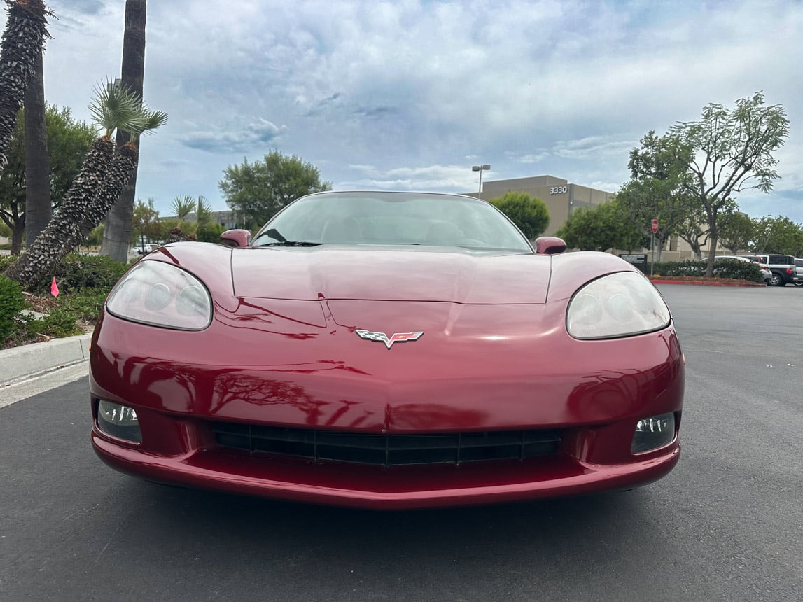 2006 Burgandy Corvette Coupe 7666