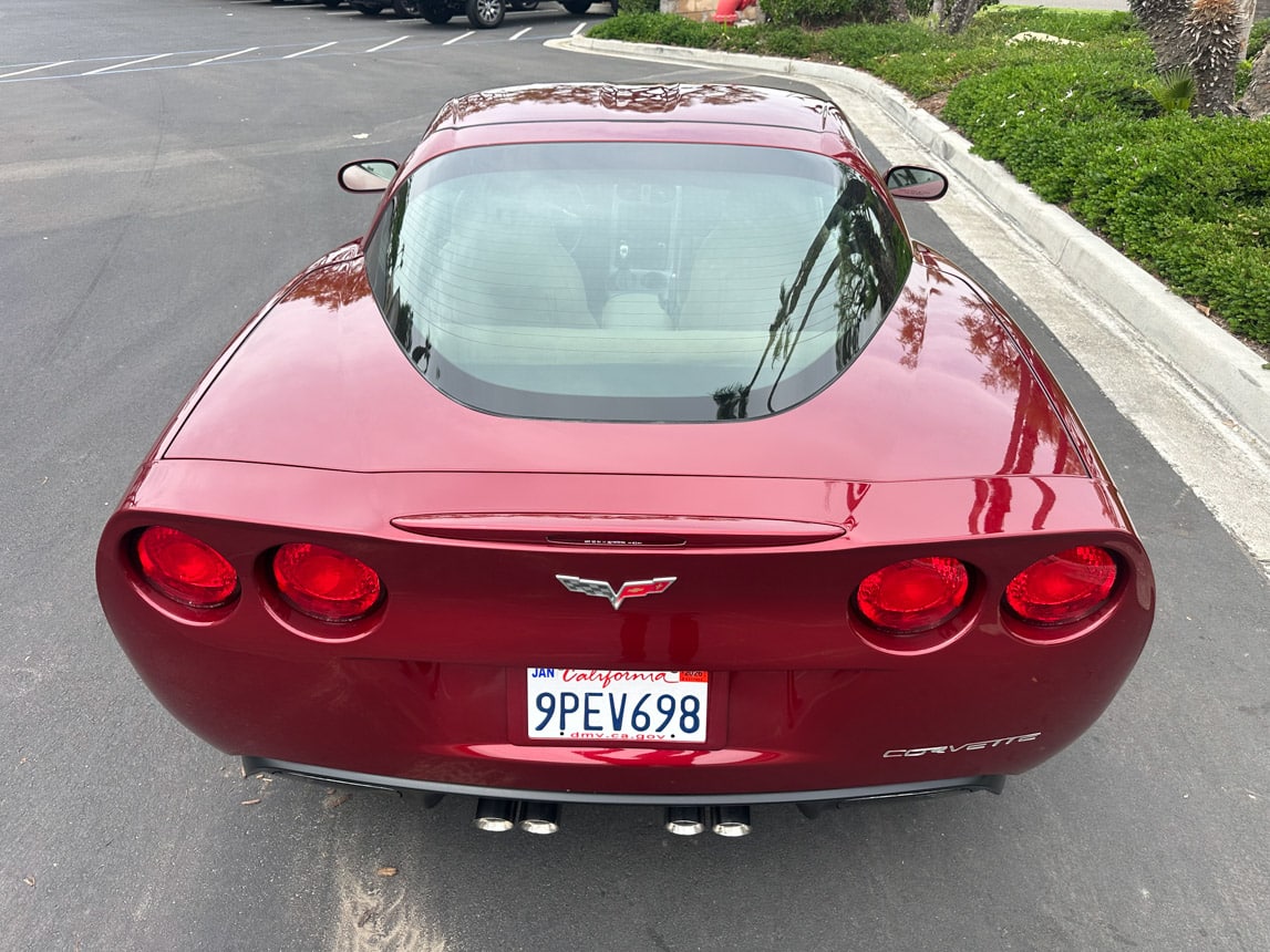 2006 Burgandy Corvette Coupe 7670