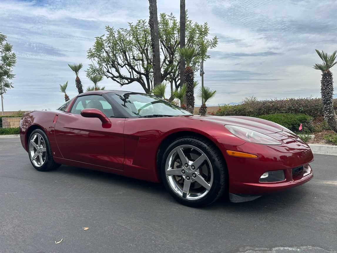 2006 Burgandy Corvette Coupe 7674