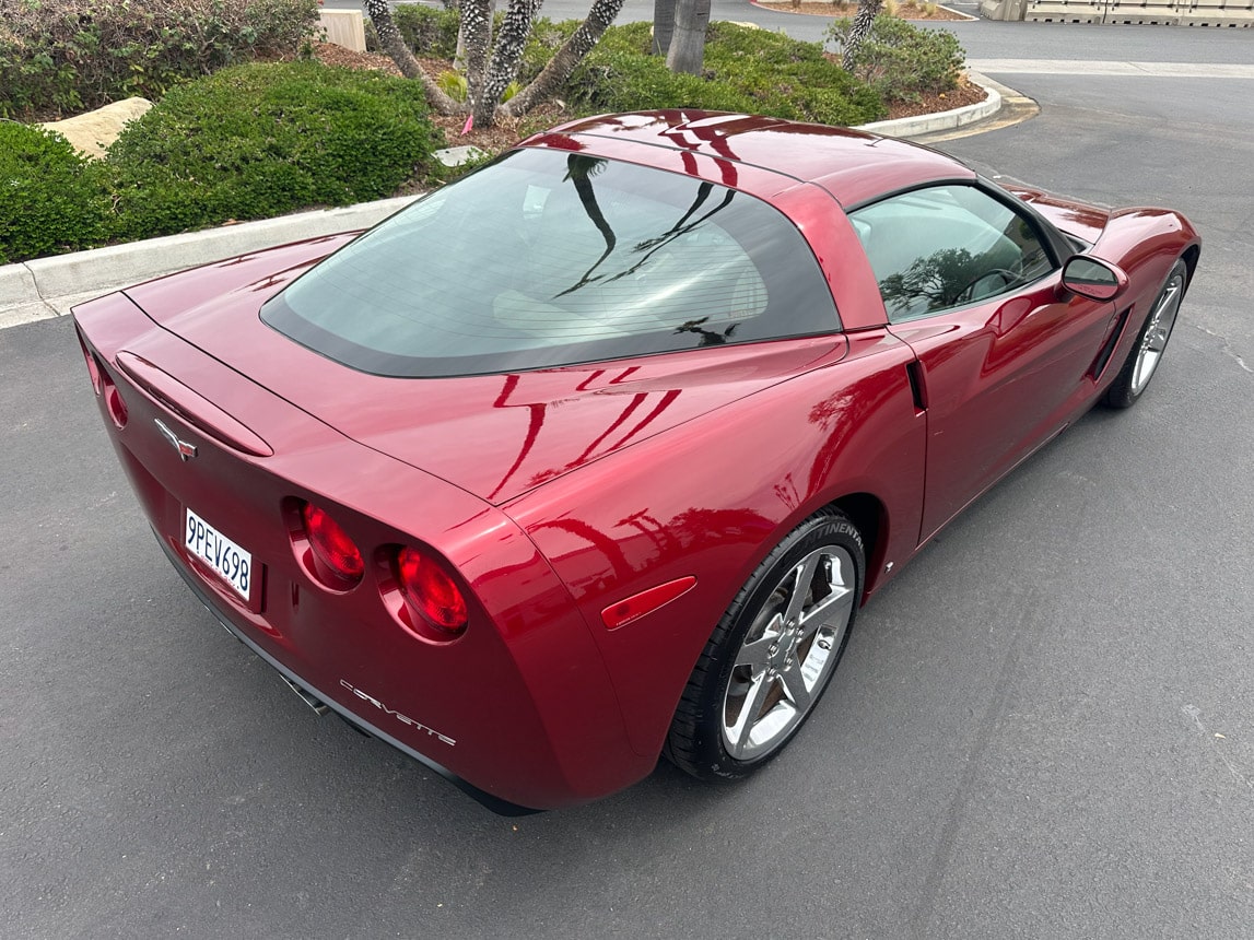 2006 Burgandy Corvette Coupe 7678
