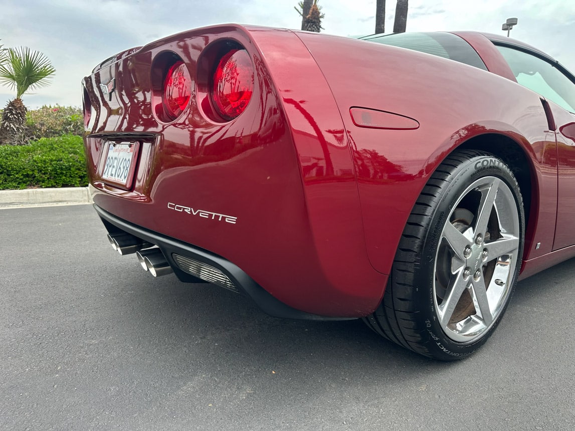 2006 Burgandy Corvette Coupe 7679