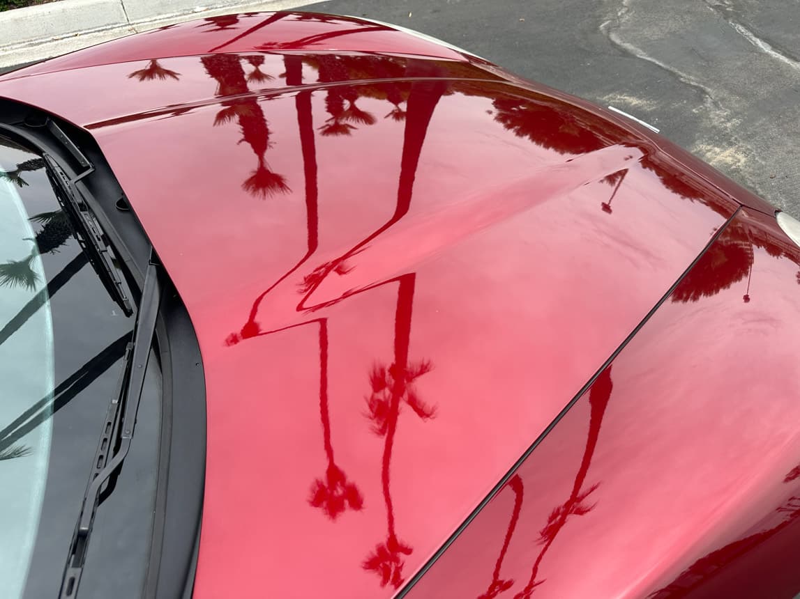 2006 Burgandy Corvette Coupe 7680