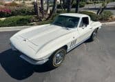 1965 White Corvette Big Tank 350 hp AC 8112
