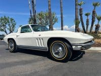 1965 White Corvette Big Tank 350 hp AC 8117