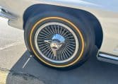 1965 White Corvette Big Tank 350 hp AC 8124