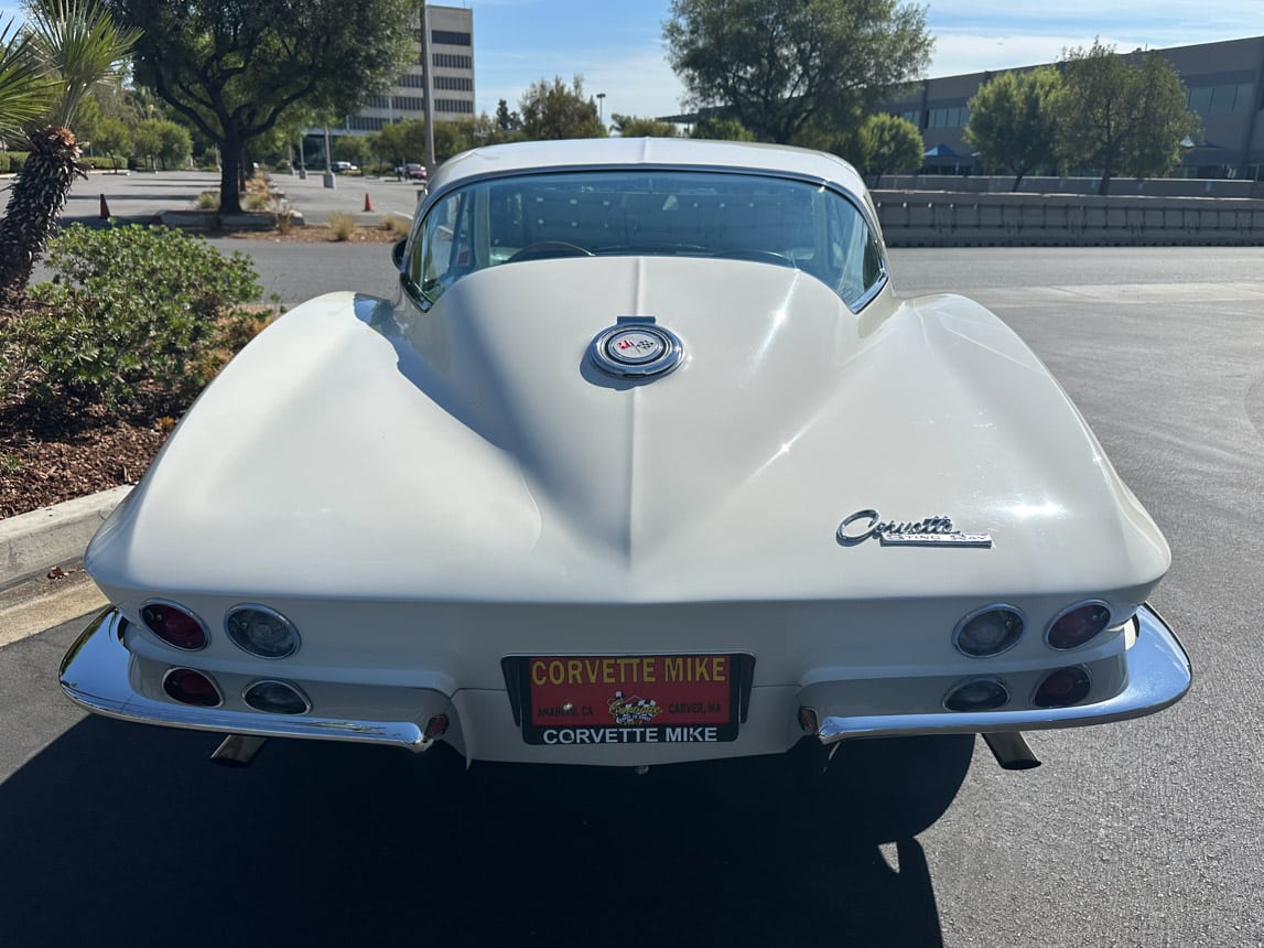 1965 White Corvette Big Tank 350 hp AC 8125