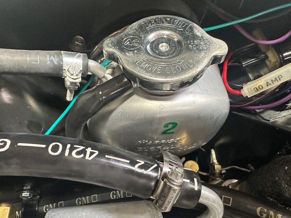 1965 White Corvette Big Tank 350 hp AC 8163