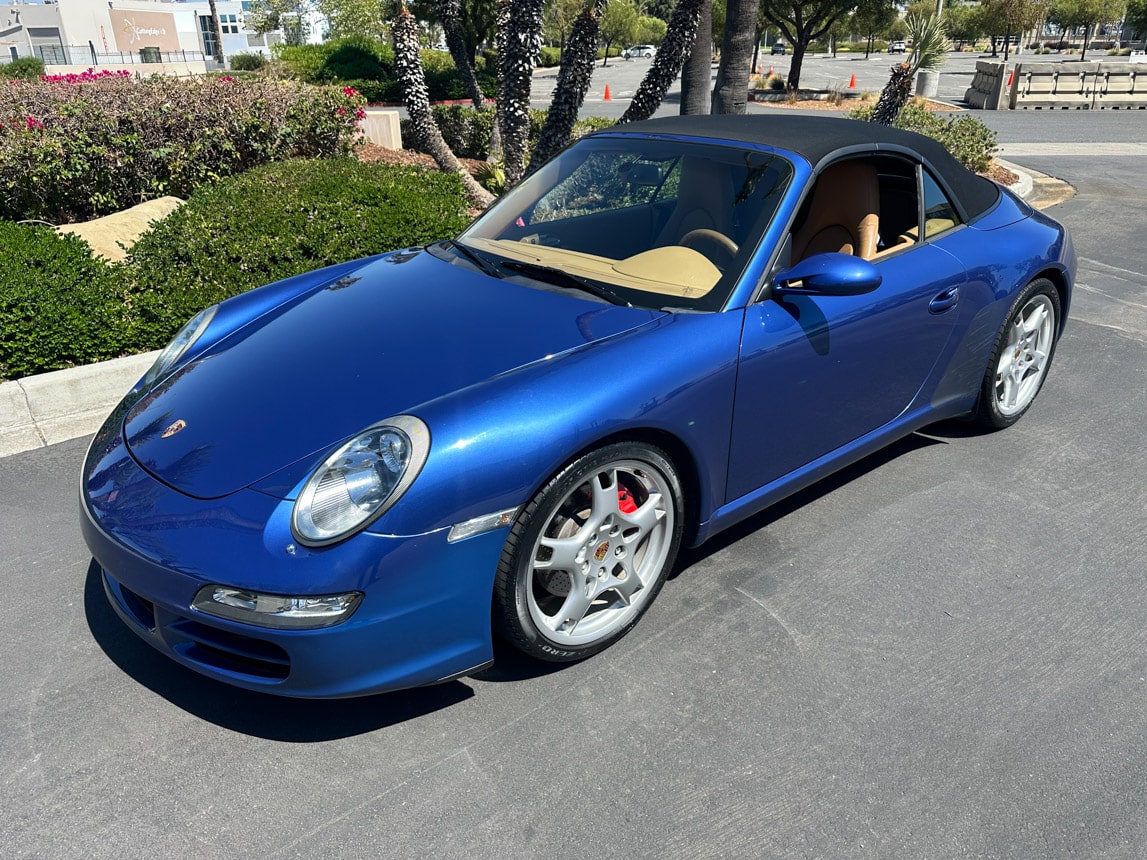 2006 Blue Porsche 911 Cabriolet 7906