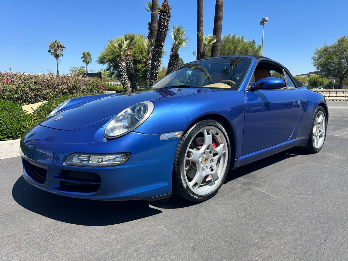 2006 Blue Porsche 911 Cabriolet 7907