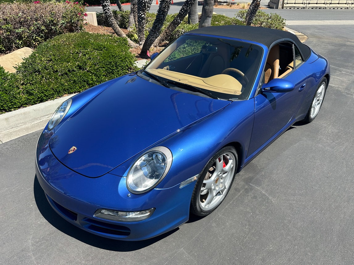 2006 Blue Porsche 911 Cabriolet 7908