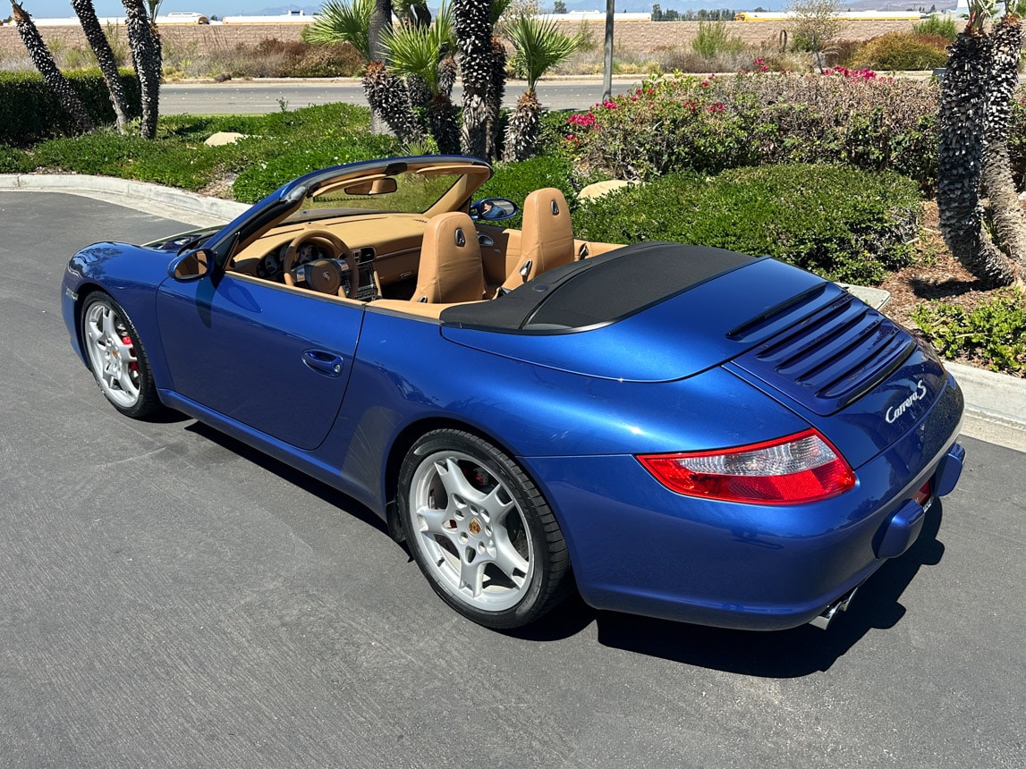2006 Blue Porsche 911 Cabriolet 7913
