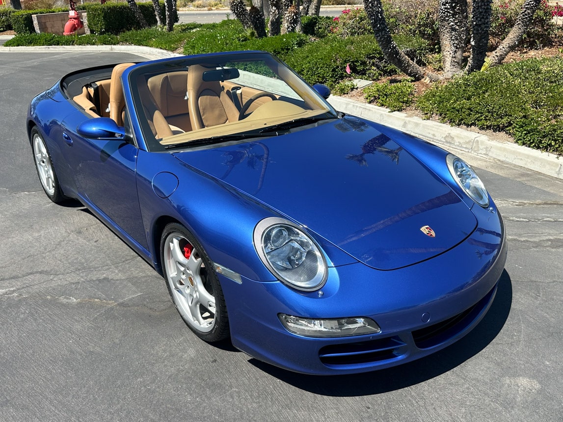 2006 Blue Porsche 911 Cabriolet 7921