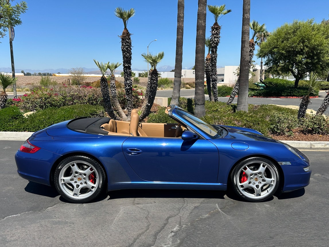 2006 Blue Porsche 911 Cabriolet 7922