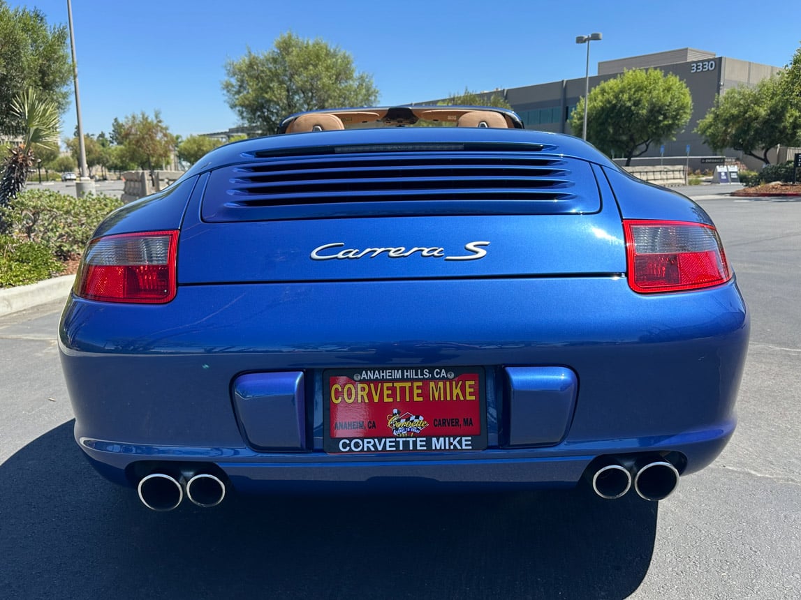 2006 Blue Porsche 911 Cabriolet 7925