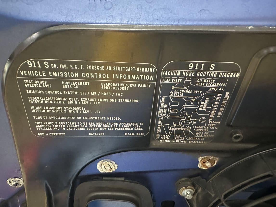 2006 Blue Porsche 911 Cabriolet 7962