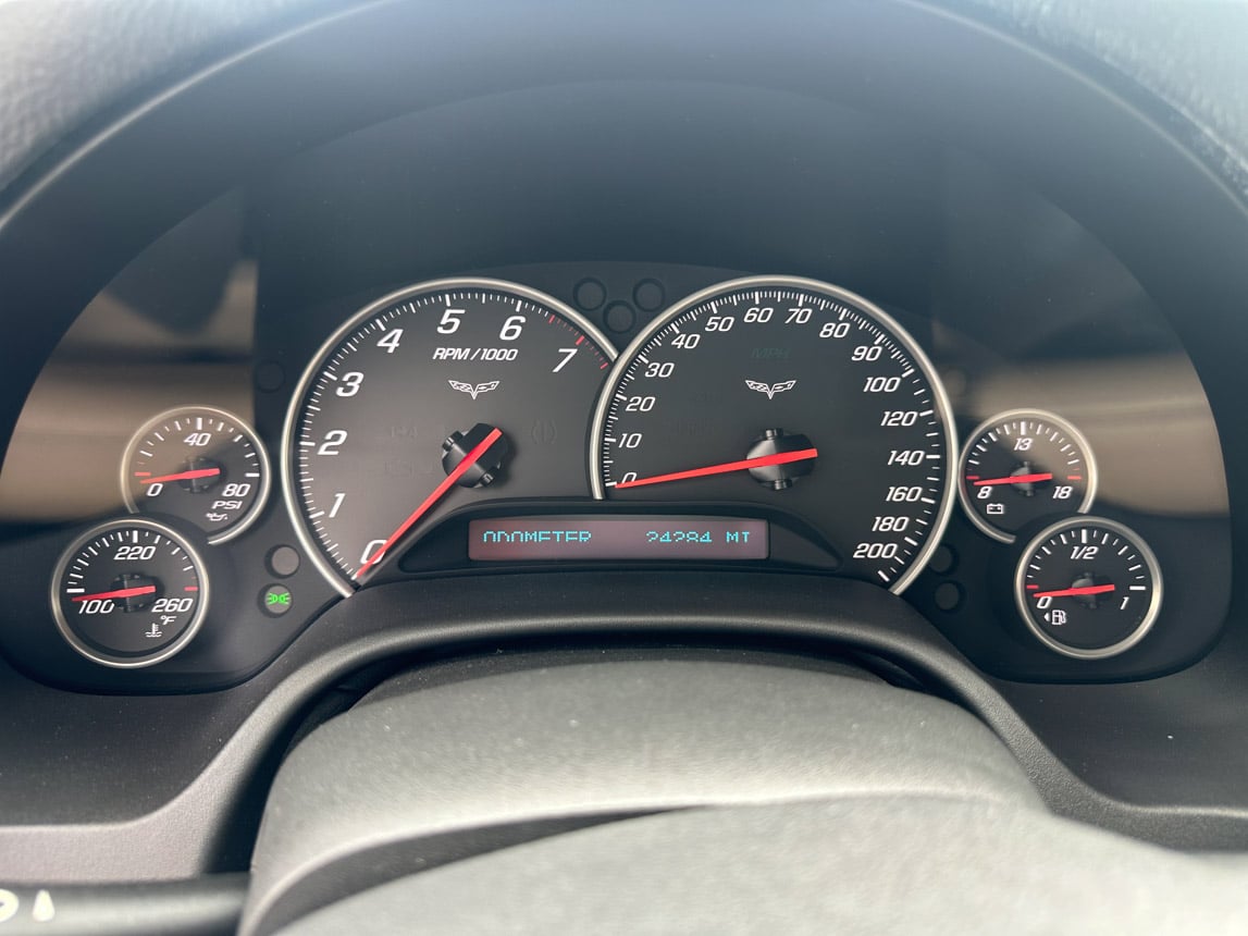 2006 Burgandy Corvette Coupe 7693