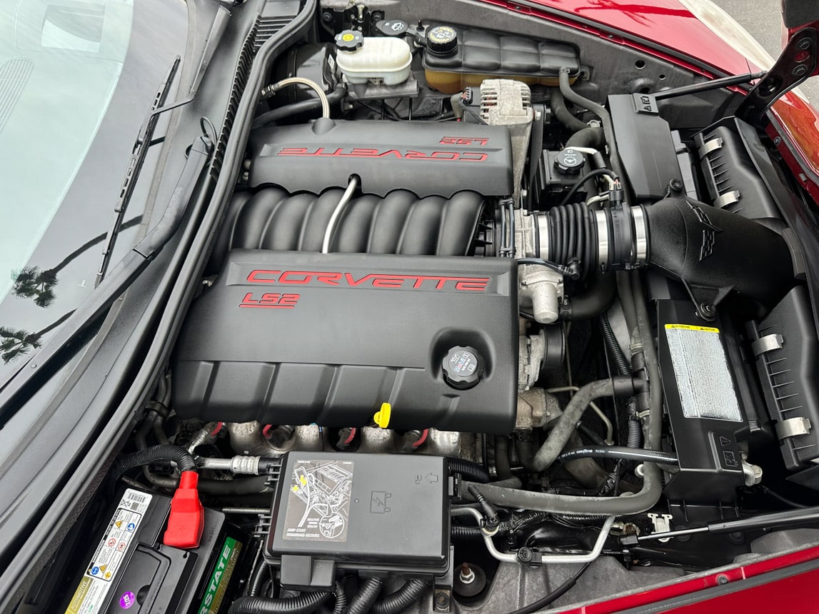 2006 Burgandy Corvette Coupe 7711