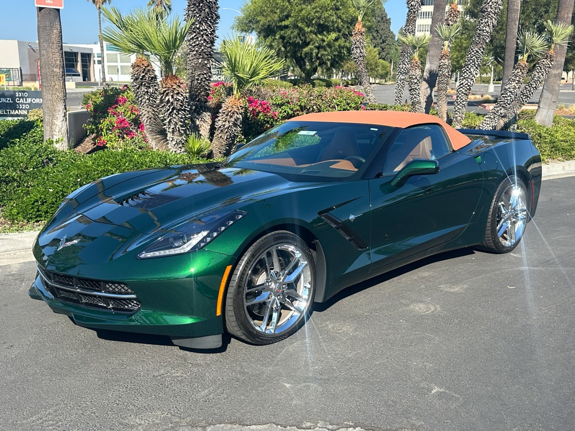 2014 Lime Rock Green Corvette Convertible 8023