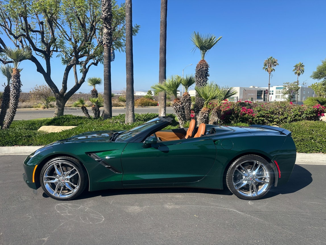 2014 Lime Rock Green Corvette Convertible 8027