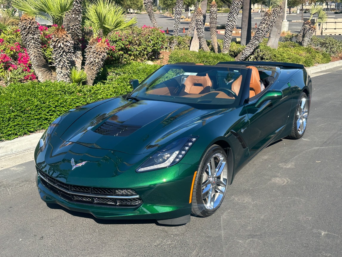 2014 Lime Rock Green Corvette Convertible 8029