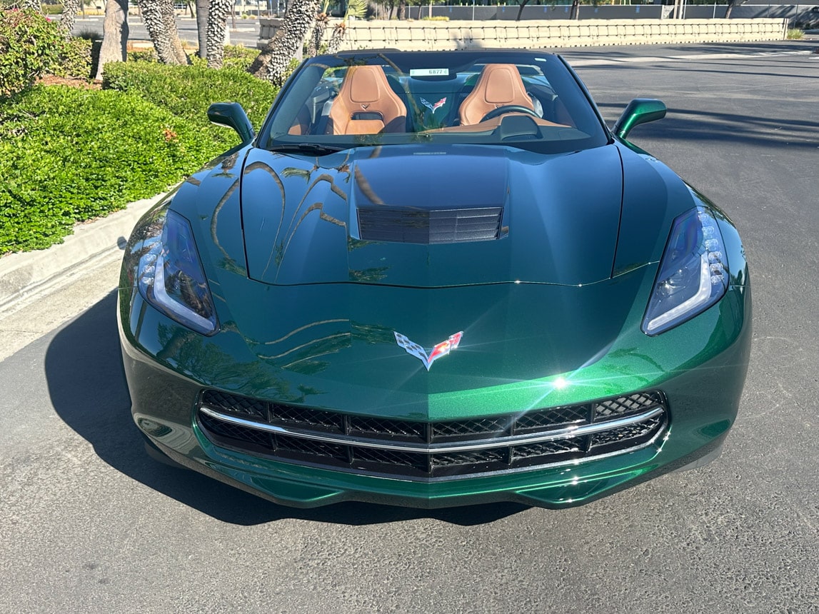 2014 Lime Rock Green Corvette Convertible 8030