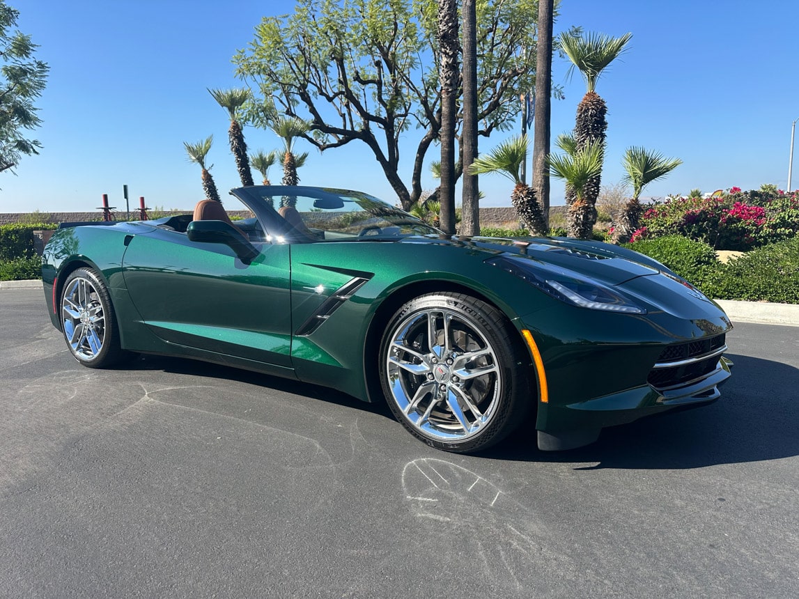2014 Lime Rock Green Corvette Convertible 8035