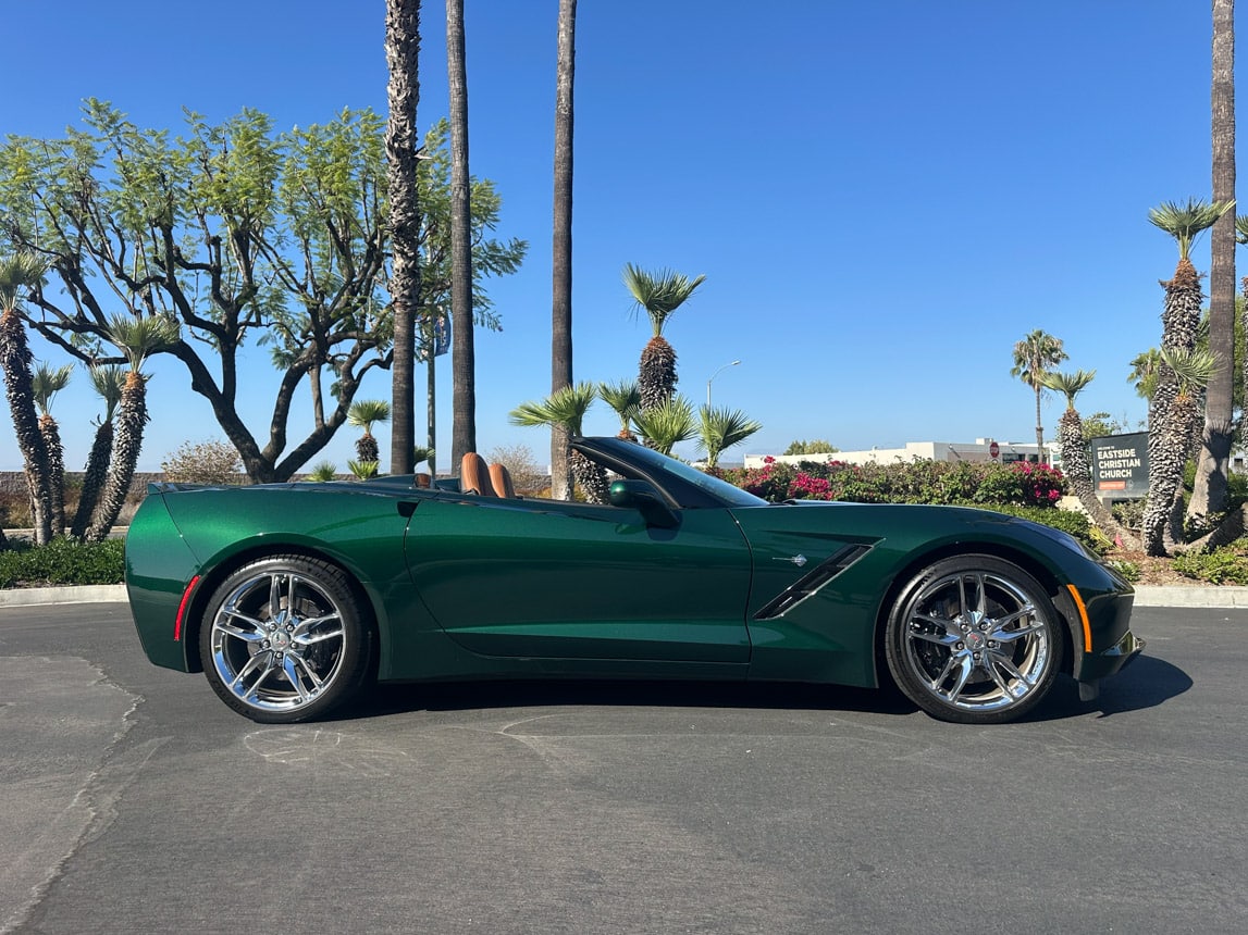 2014 Lime Rock Green Corvette Convertible 8036