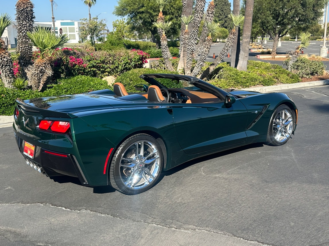 2014 Lime Rock Green Corvette Convertible 8037