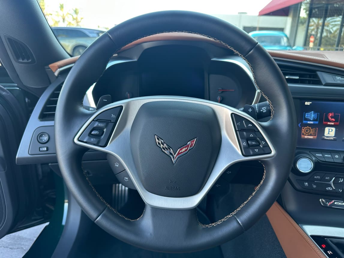 2014 Lime Rock Green Corvette Convertible 8066