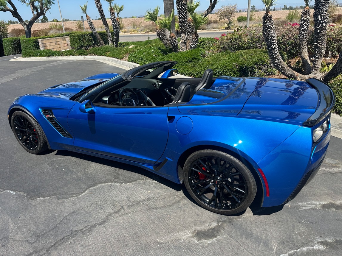 2016 Blue Corvette Z06 Convertible 7823