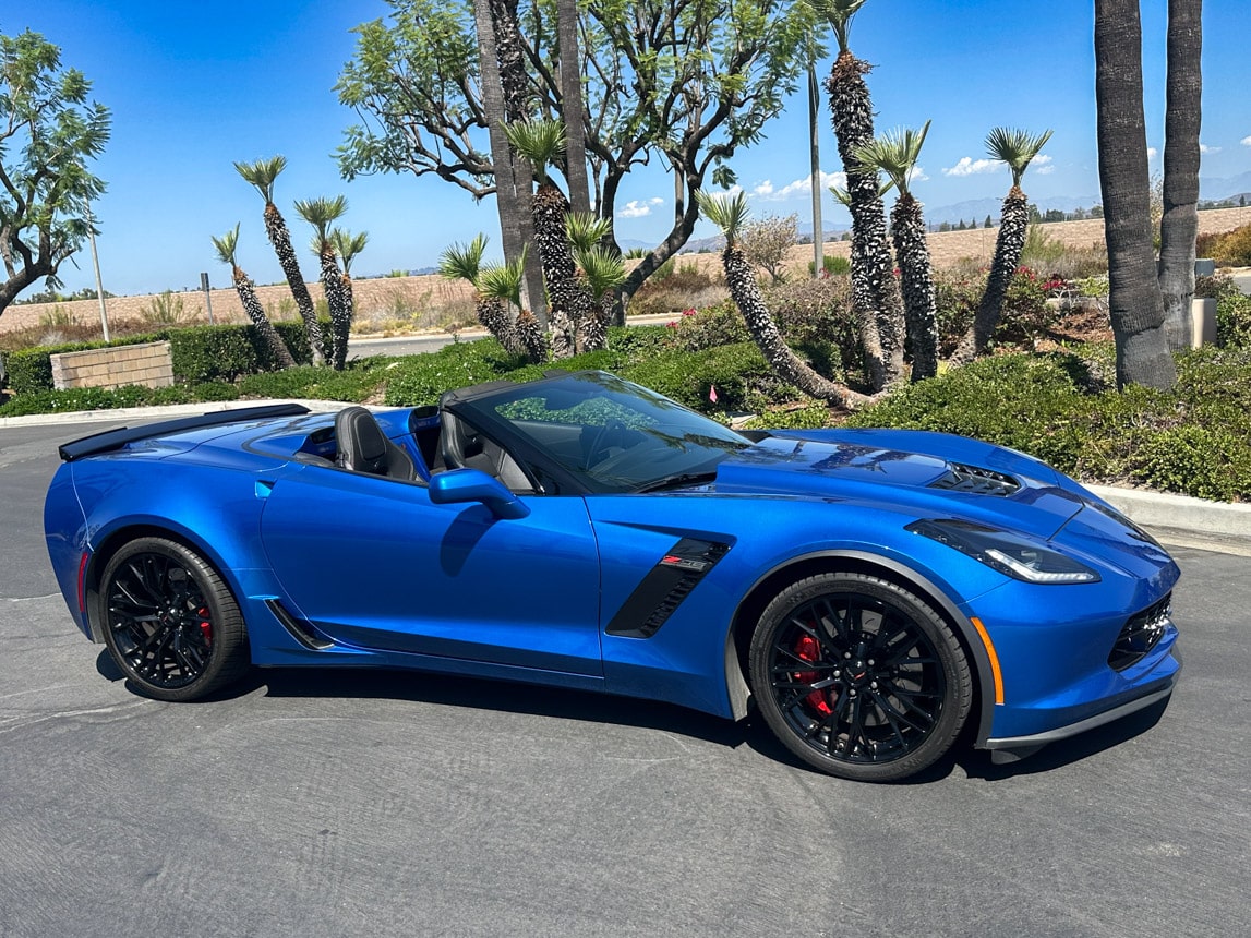 2016 Blue Corvette Z06 Convertible 7824