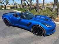 2016 Blue Corvette Z06 Convertible 7826