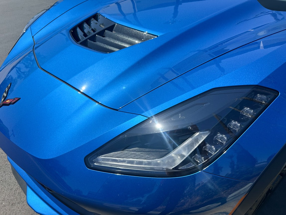 2016 Blue Corvette Z06 Convertible 7830