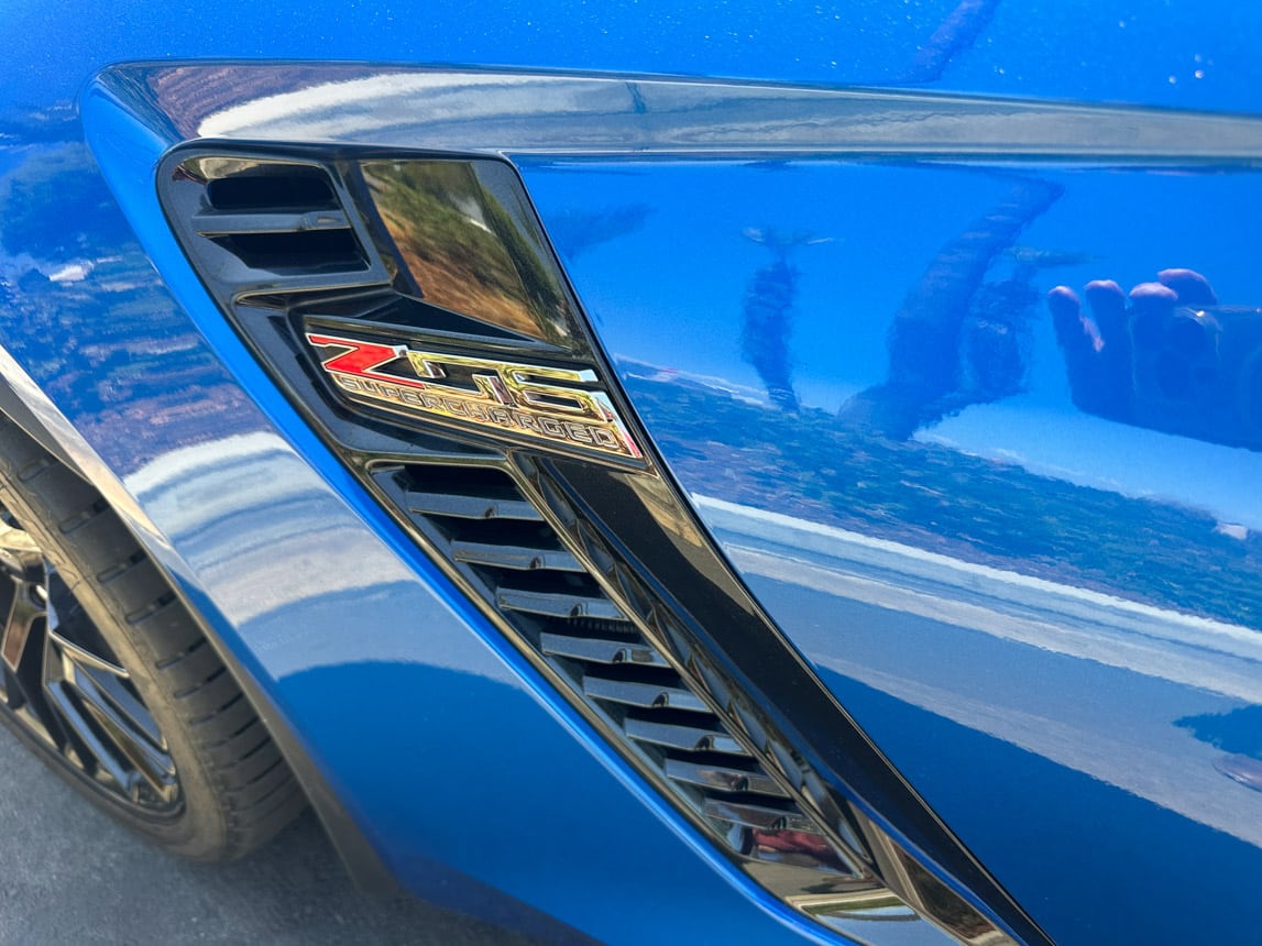 2016 Blue Corvette Z06 Convertible 7832