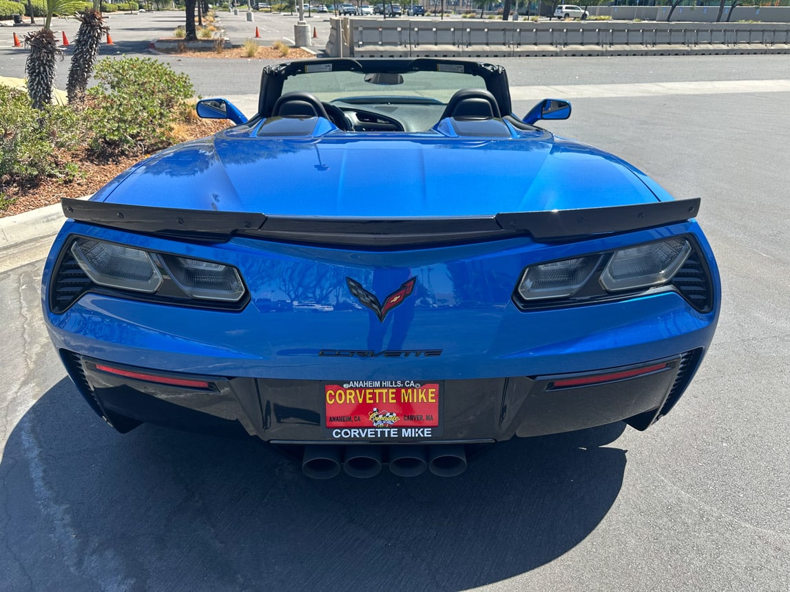 2016 Blue Corvette Z06 Convertible 7835