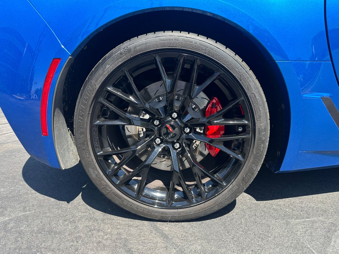 2016 Blue Corvette Z06 Convertible 7840