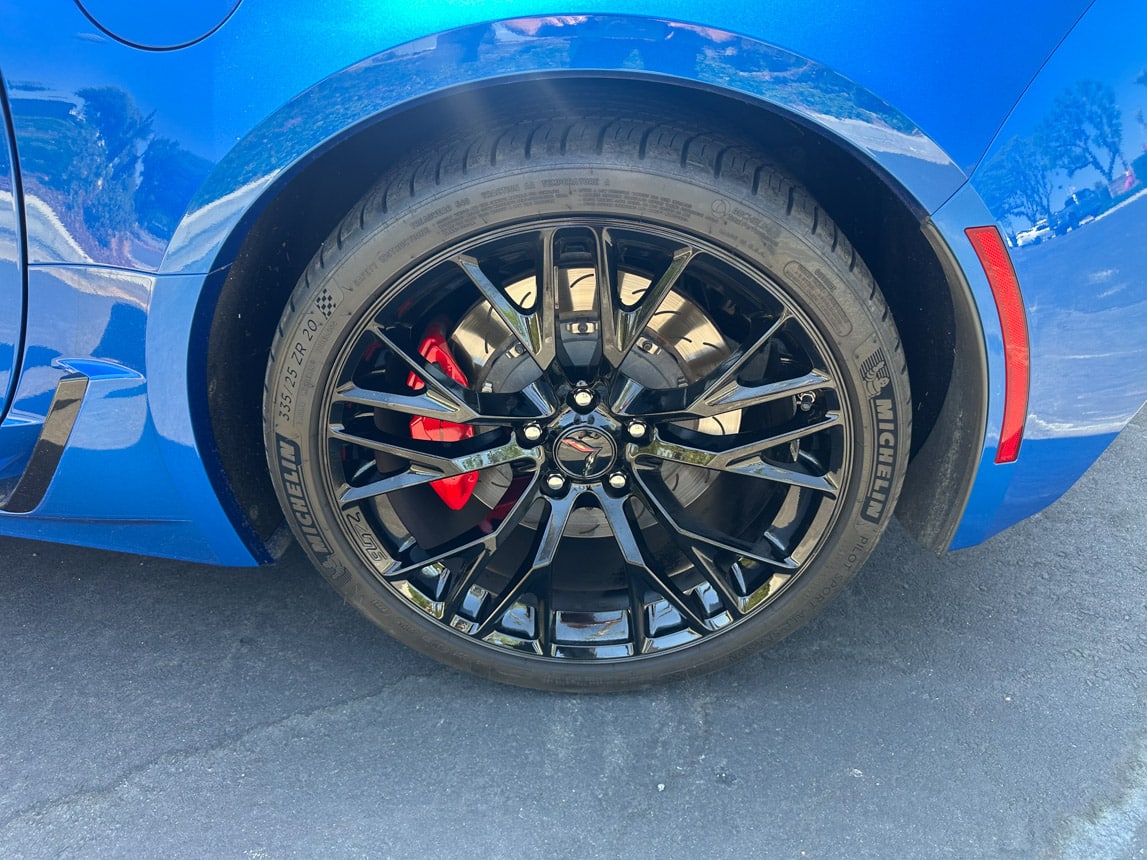 2016 Blue Corvette Z06 Convertible 7841