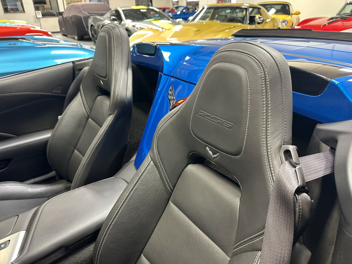 2016 Blue Corvette Z06 Convertible 7847