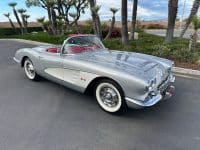 1960 Silver Corvette Convertible 8844